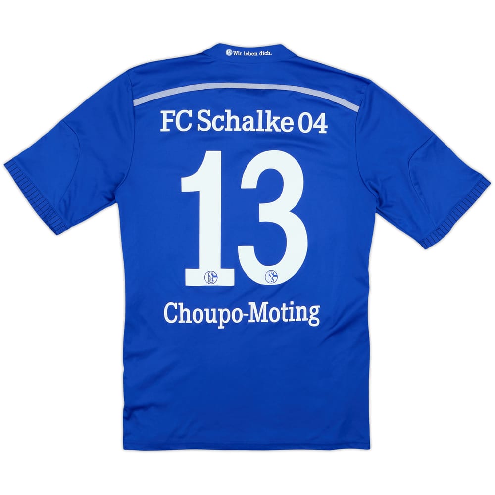 2014-16 Schalke Home Shirt Choupo-Moting #13 - 9/10 - (M)