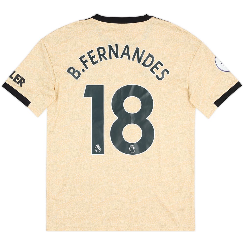 2019-20 Manchester United Away Shirt B.Fernandes #18 - 10/10 - (15-16 Years)