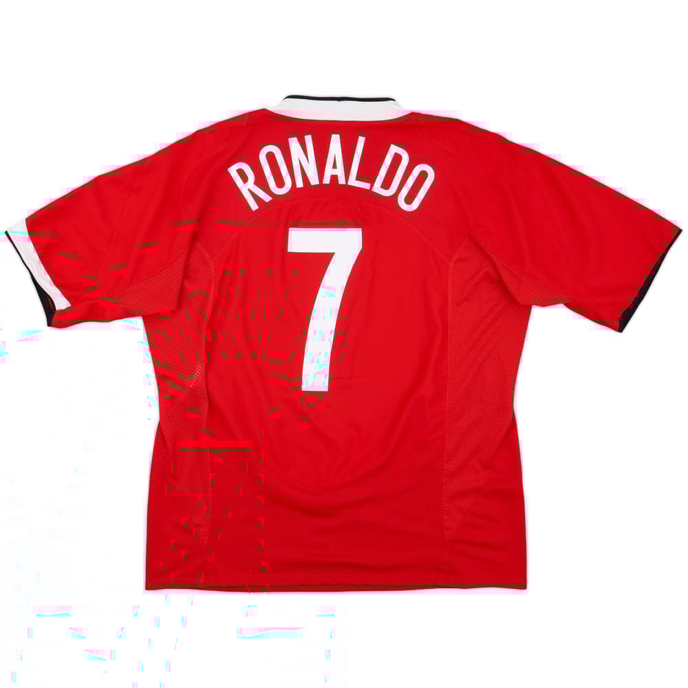 2004-06 Manchester United Home Shirt Ronaldo #7 - 7/10 - (XXL)