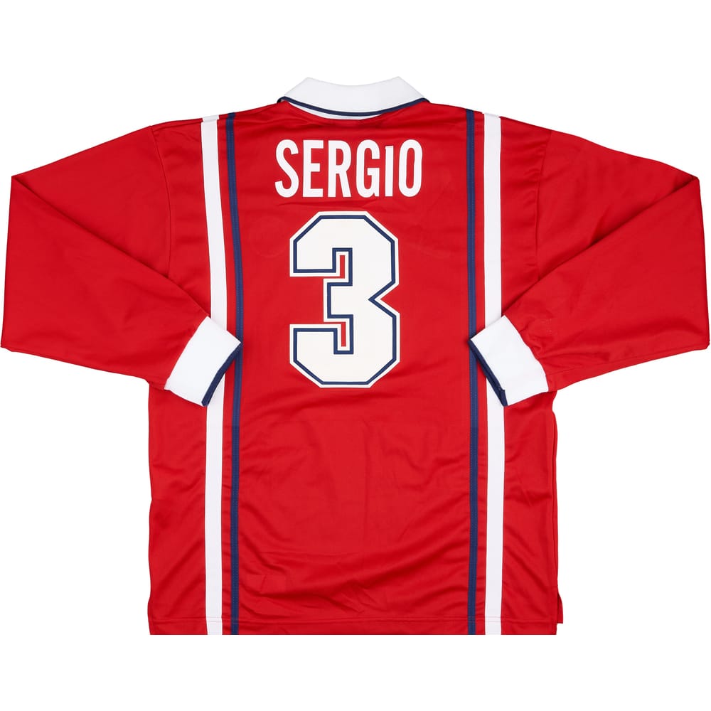 1997-98 Napoli Player Issue Third Shirt Sergio #3 - 6/10 - (L)