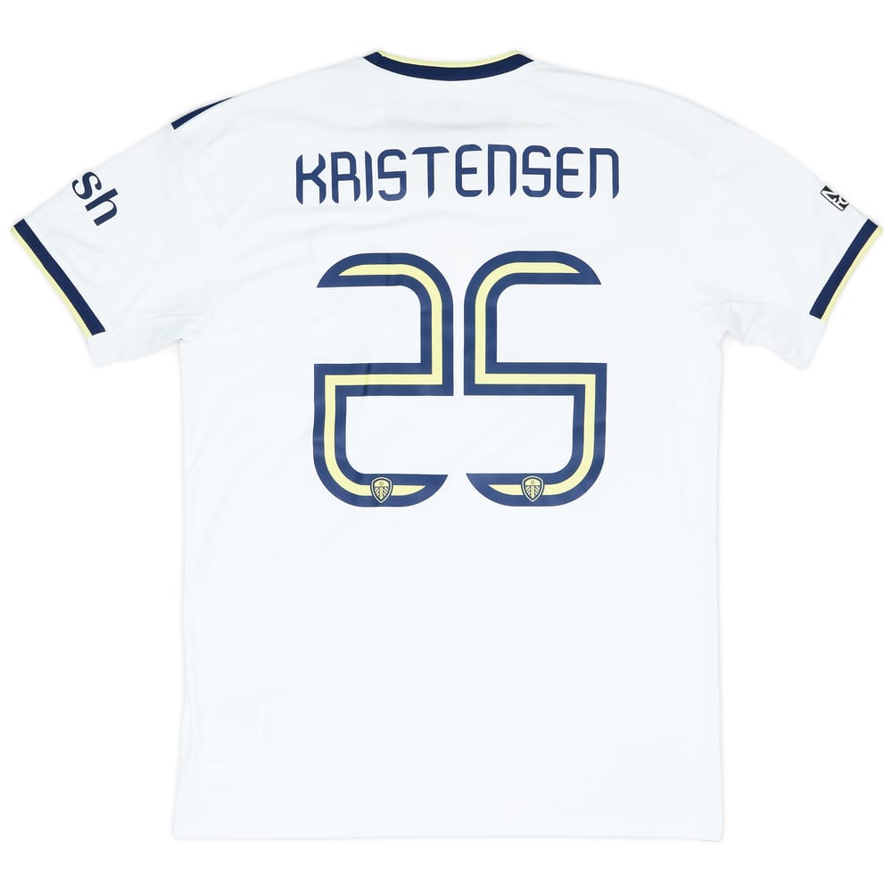 2022-23 Leeds Match Issue Carabao Cup Home Shirt Kristensen #25