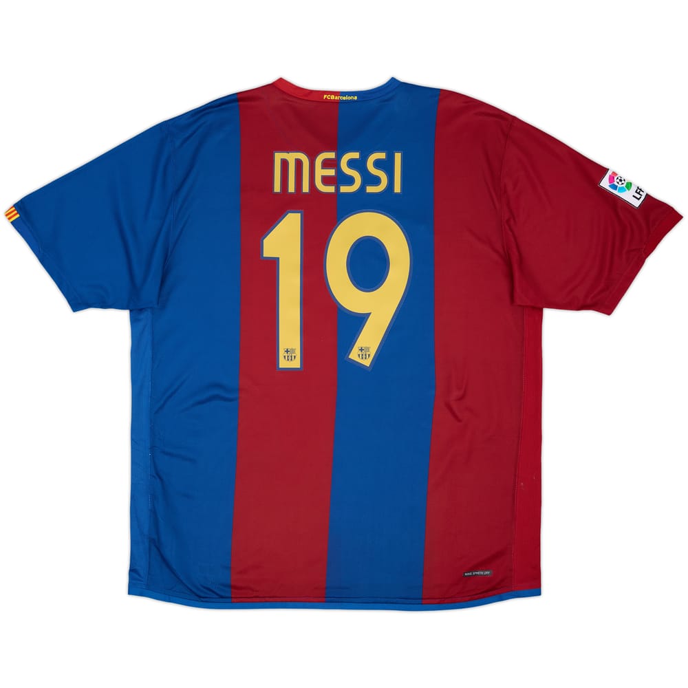 2006-07 Barcelona Home Shirt Messi #19 - 6/10 - (XXL)