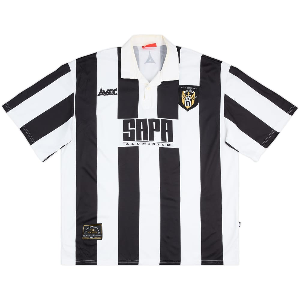 Camiseta de local del Notts County 1995-96 - 8/10 - (L)