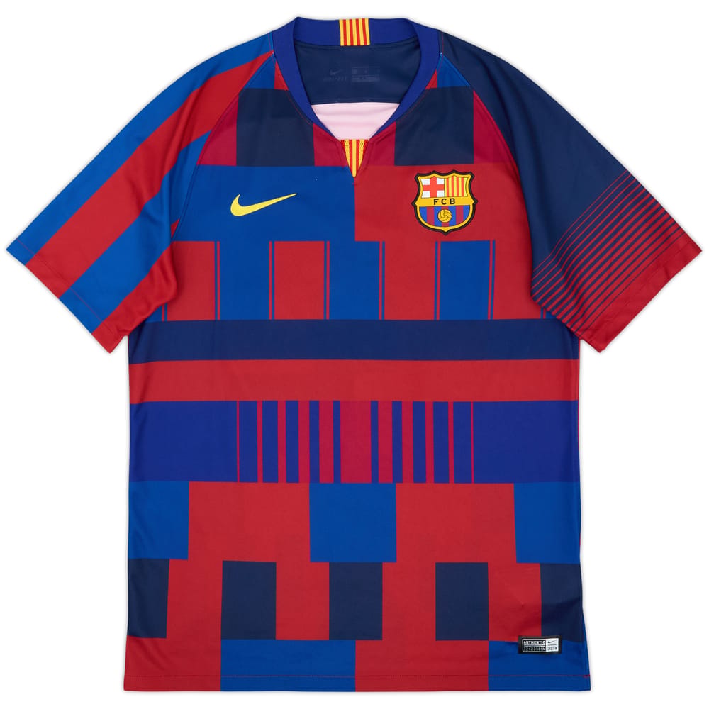 2018-19 Barcelona Nike Mash Up Training Shirt - 8/10 - (M)