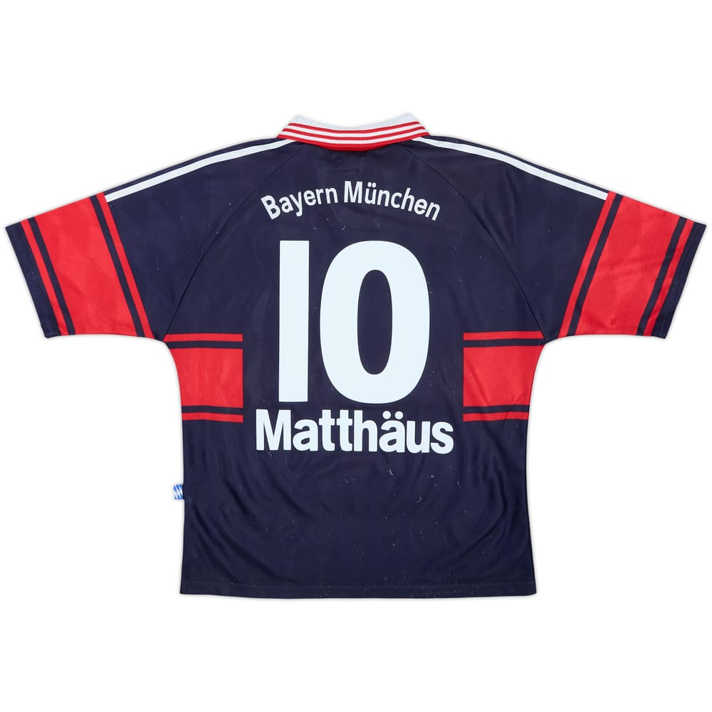 1997-99 Bayern Munich Home Shirt Matthaus #10 - 7/10 - (L.Boys)