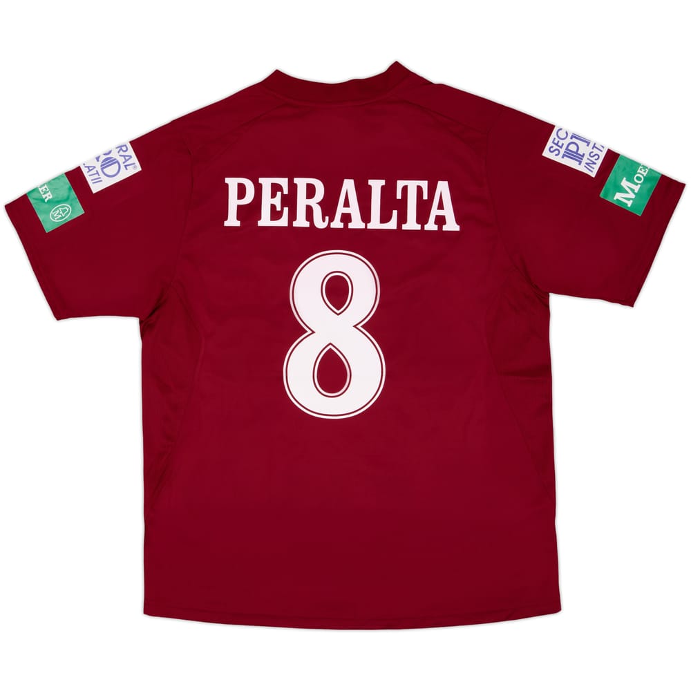 2009-10 Cluj Match Issue Home Shirt Peralta #8