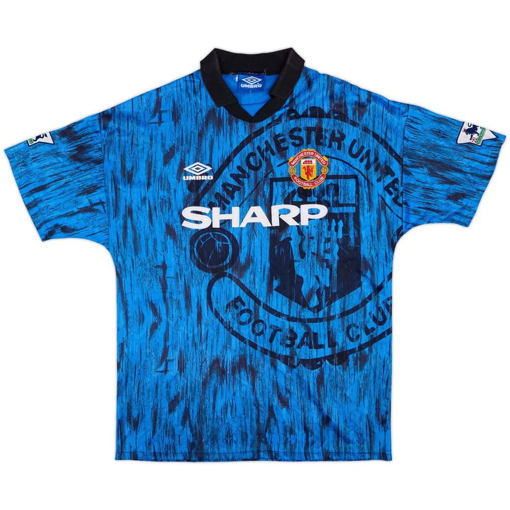 1992-93 Manchester United Away Shirt - 8/10 - (L)