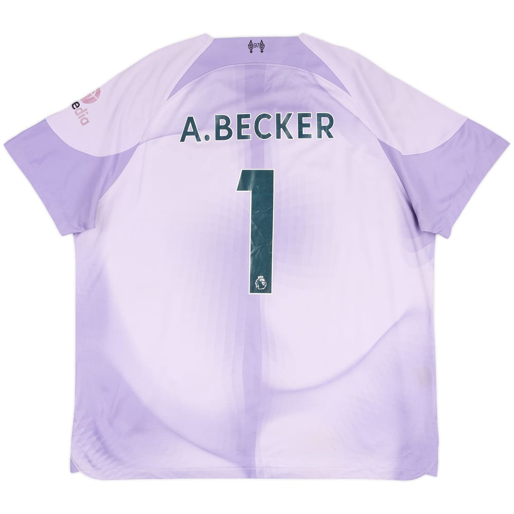 2022-23 Liverpool GK S/S Shirt A.Becker #1 - 5/10 - (XXL)