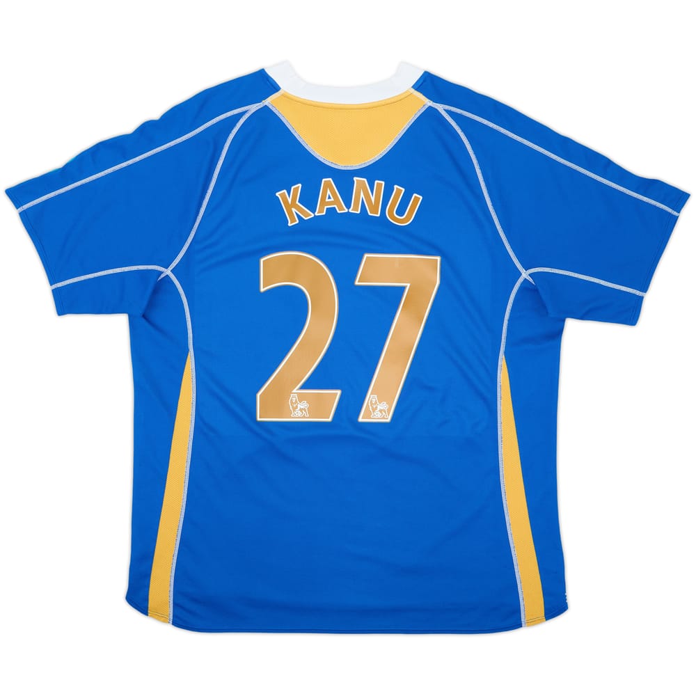 2007-08 Portsmouth Home Shirt Kanu #27 - 6/10 - (XL)