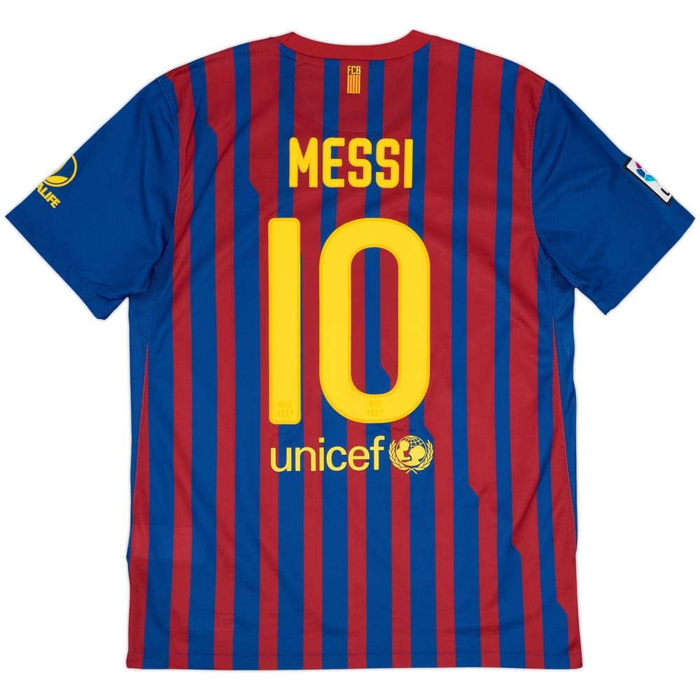 2011-12 Barcelona Home Shirt Messi #10 - 8/10 - (L)