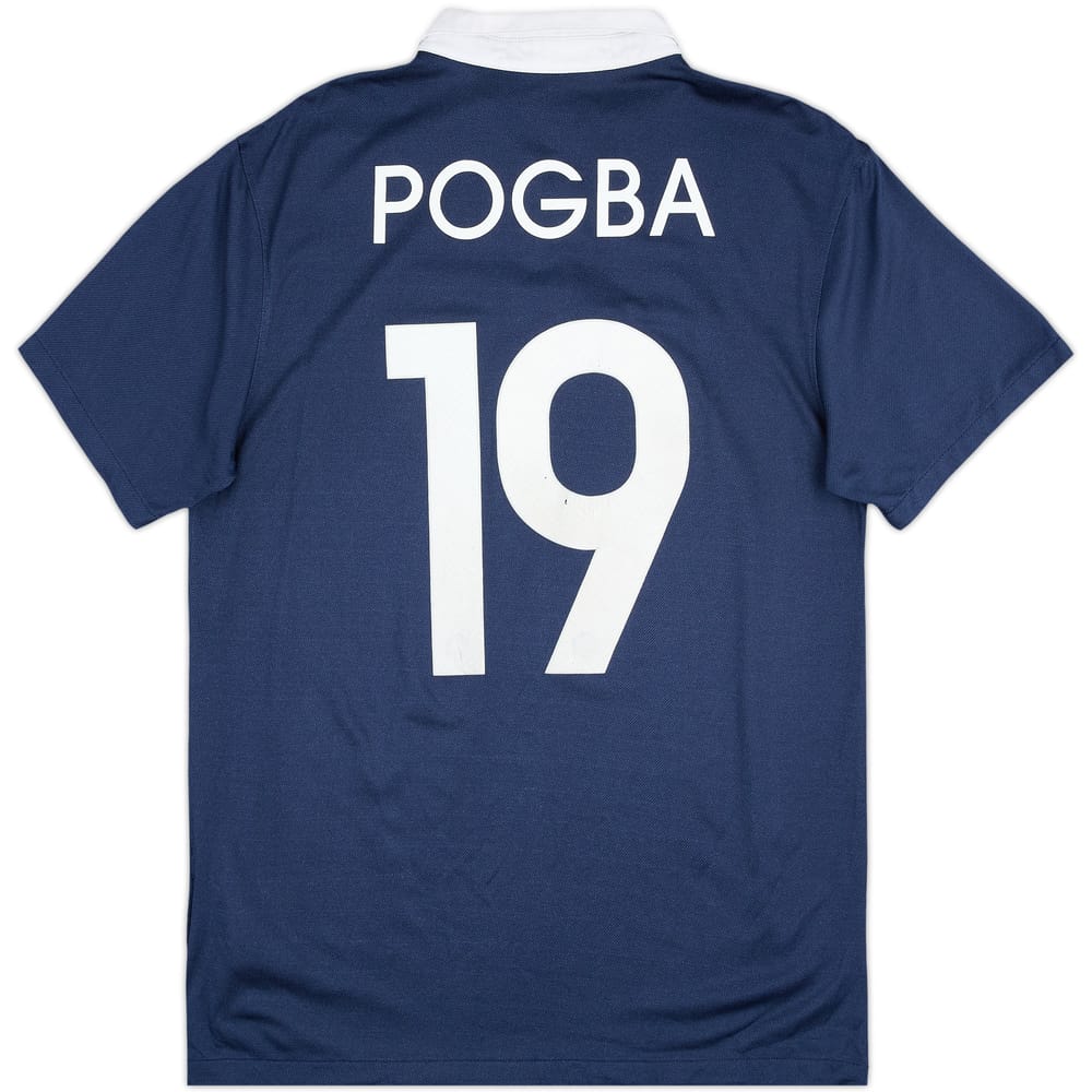 2014-15 France Home Shirt Pogba #19 - 5/10 - (M)