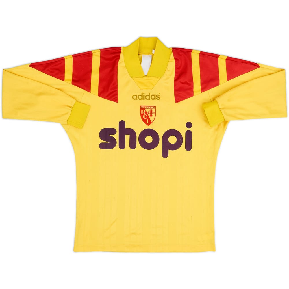 1993-94 RC Lens Home L/S Shirt - 5/10 - (S)