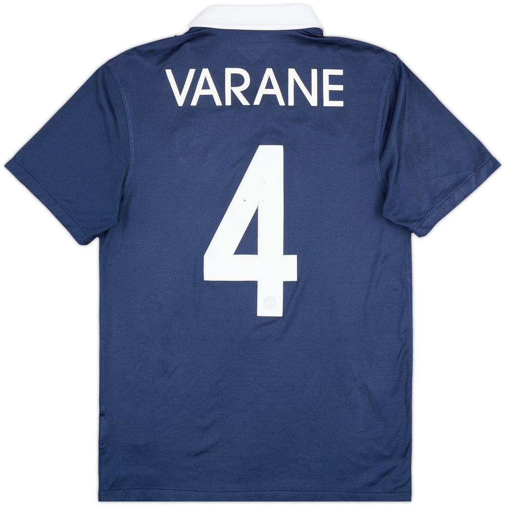 2014-15 France Home Shirt Varane #4 - 6/10 - (S)