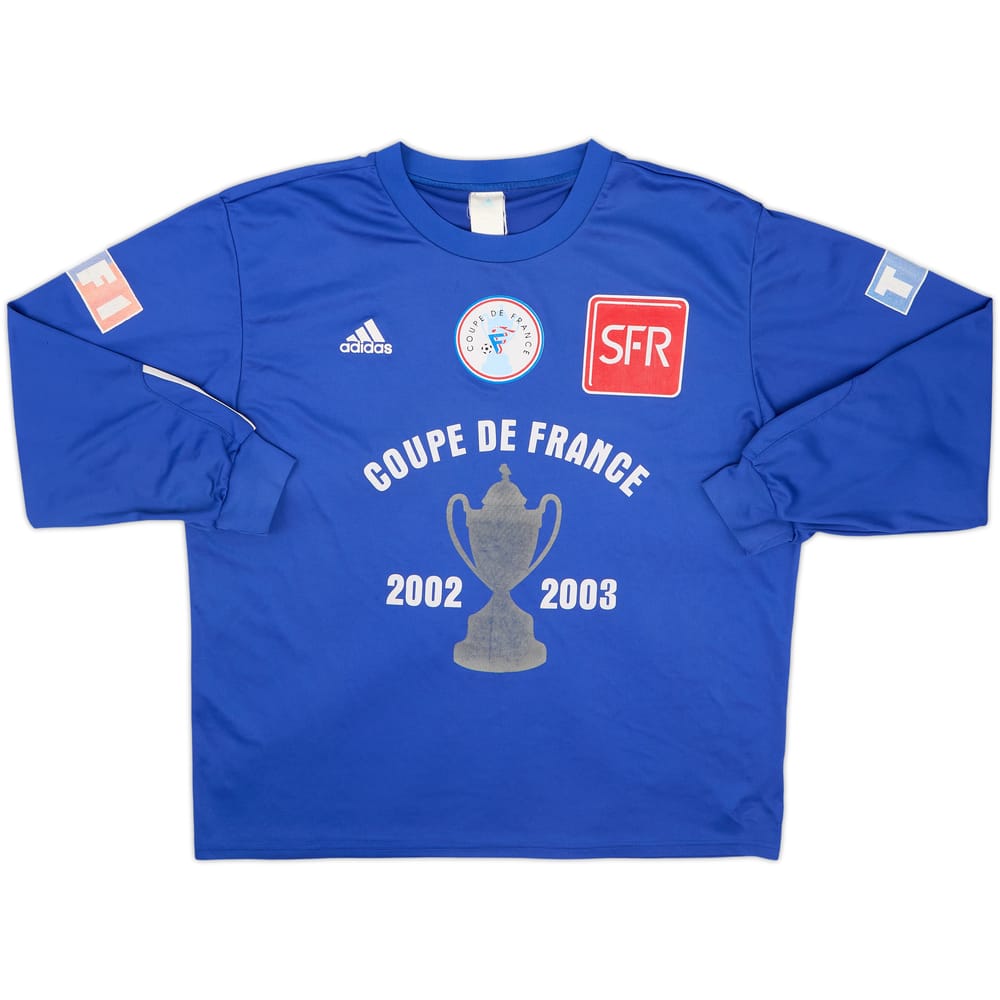 2002-03 Coupe de France L/S Shirt #8 - 6/10 - (XL)