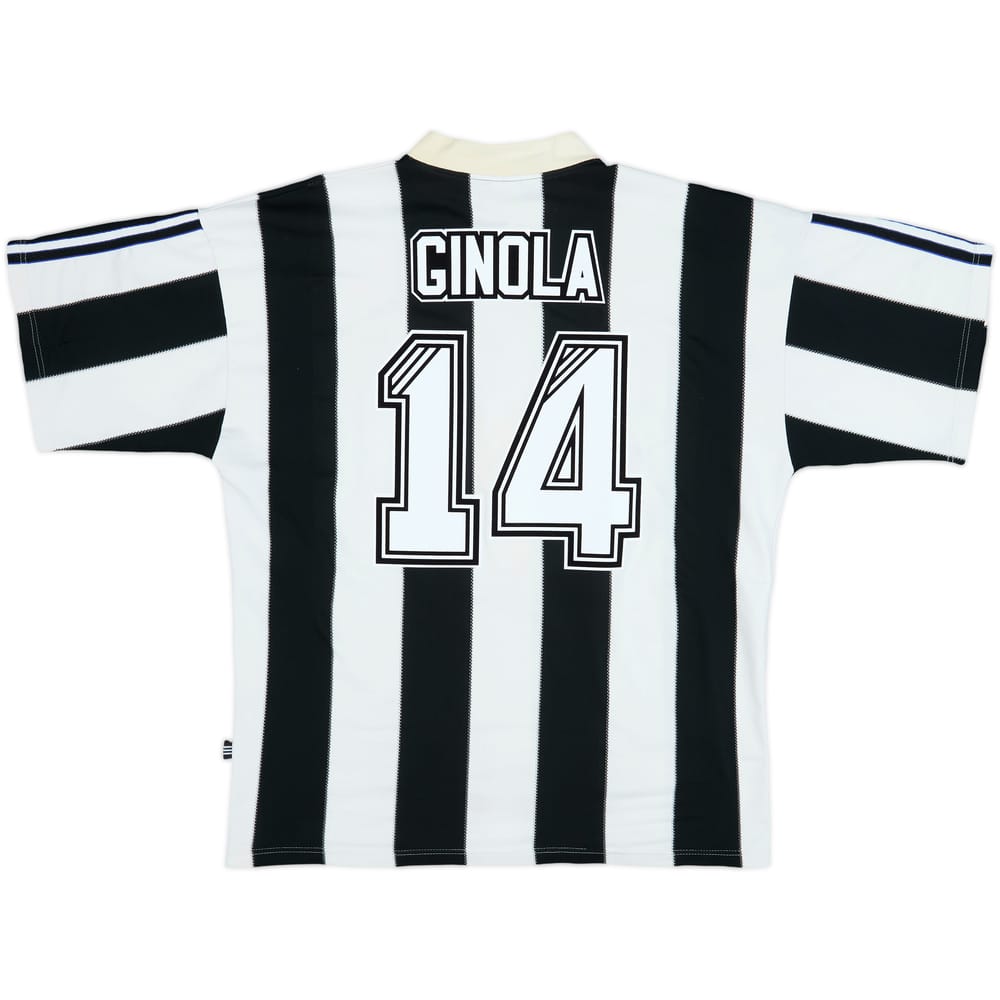 1995-97 Newcastle Home Shirt Ginola #14 - 7/10 - (XL)