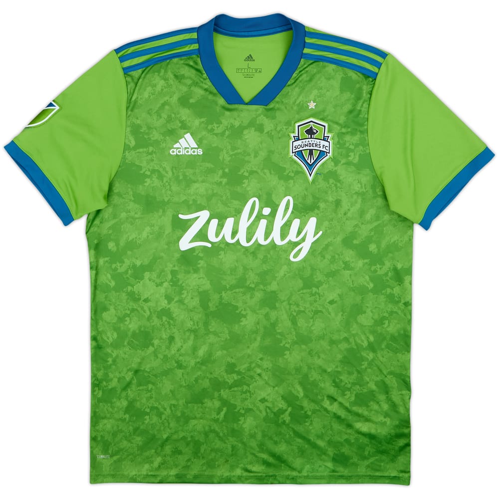 2019 Seattle Sounders Home Shirt - 8/10 - (L)