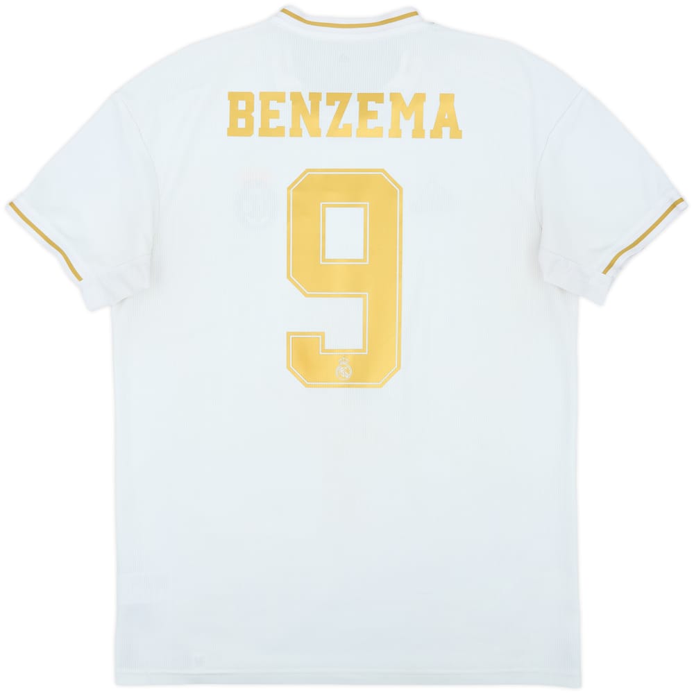 2019-20 Real Madrid Home Shirt Benzema #9 - 7/10 - (L)