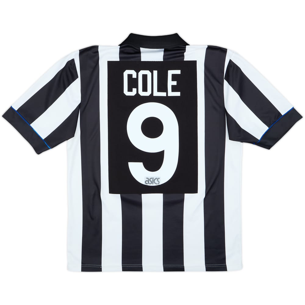 1993-95 Newcastle Home Shirt Cole #9 - 7/10 - (M)