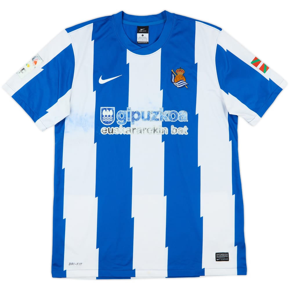 2011-12 Real Sociedad Home Shirt - 4/10 - (L)