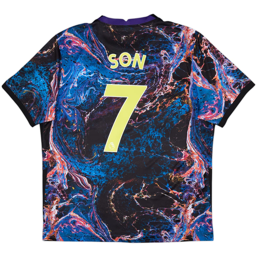 2021-22 Tottenham Away Shirt Son #7 - 8/10 - (XL)