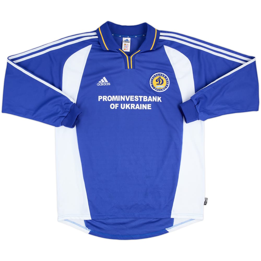 2001-02 Dynamo Kyiv Away L/S Shirt - 8/10 - (XL)