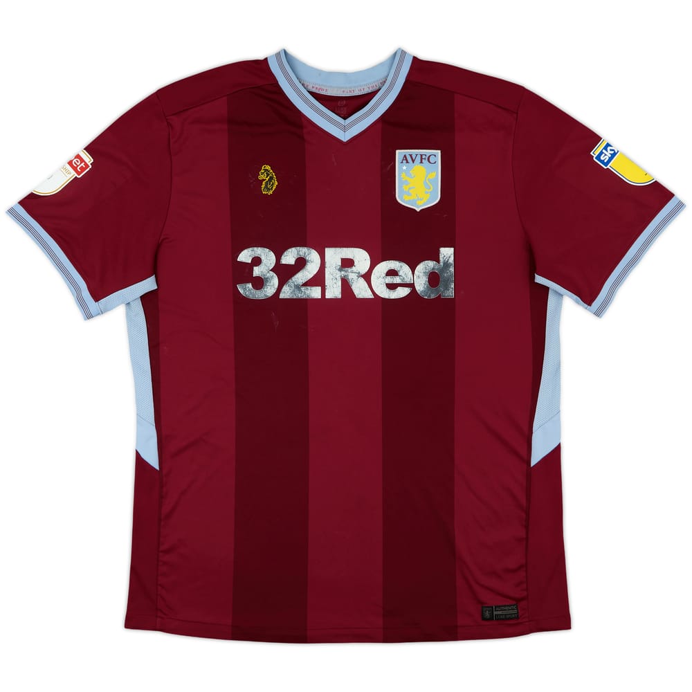 2018-19 Aston Villa Home Shirt - 4/10 - (XL)