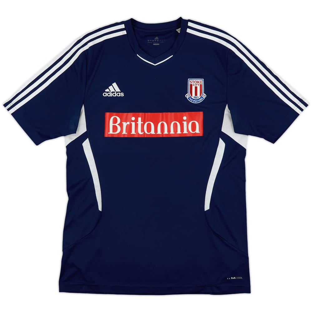 2011-12 Stoke City adidas Training Shirt - 7/10 - (L)