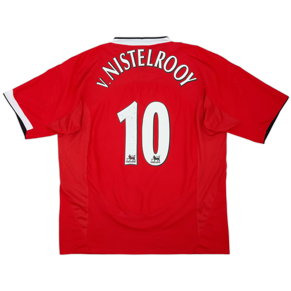 2004-06 Manchester United Home Shirt v. Nistelrooy #10 - 6/10 - (XL)