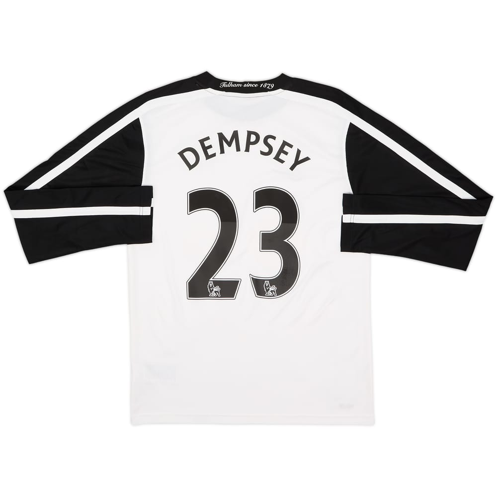 2009-10 Fulham Home L/S Shirt Dempsey #23 - 9/10 - (S)