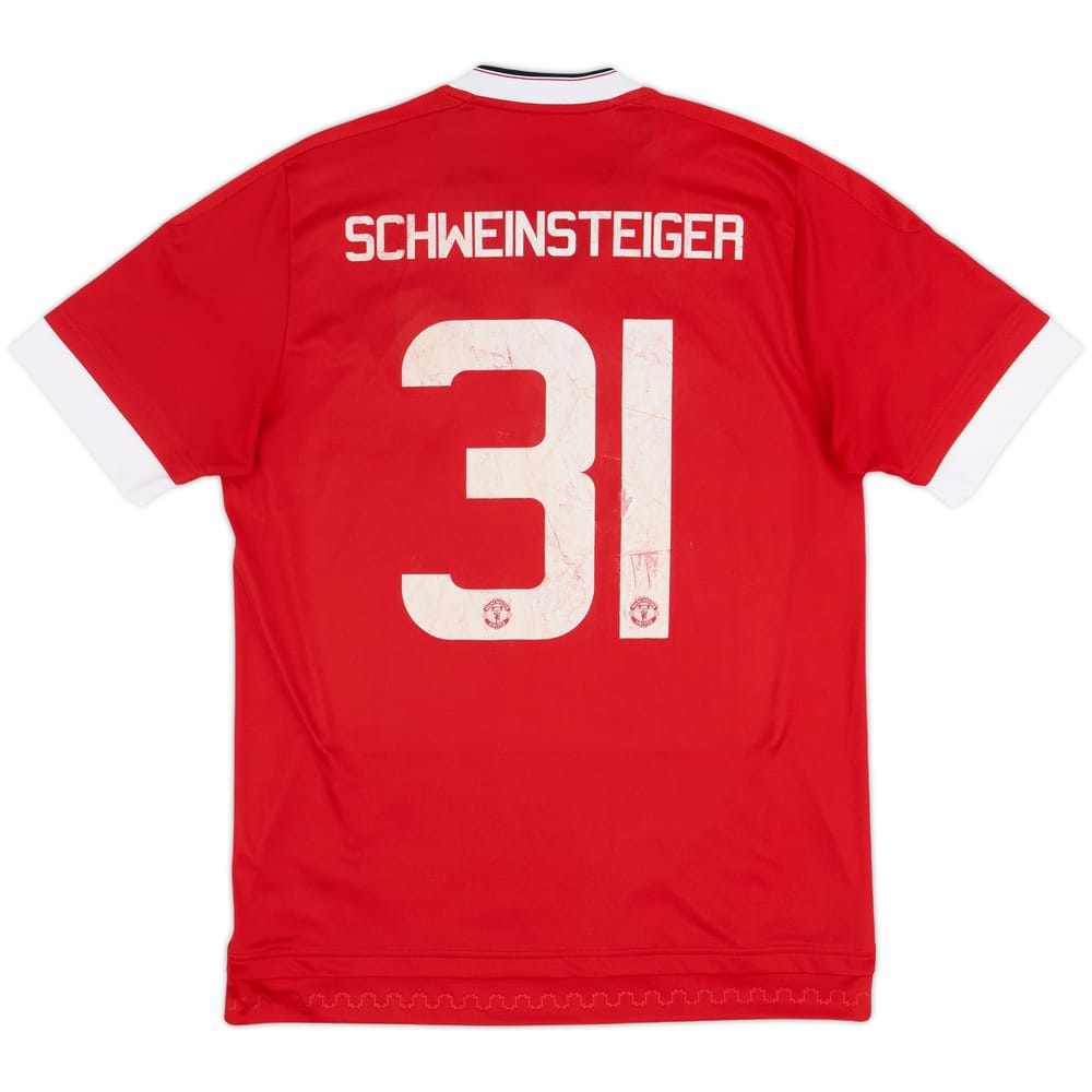 2015-16 Manchester United Home Shirt Schweinsteiger #31 - 5/10 - (M)