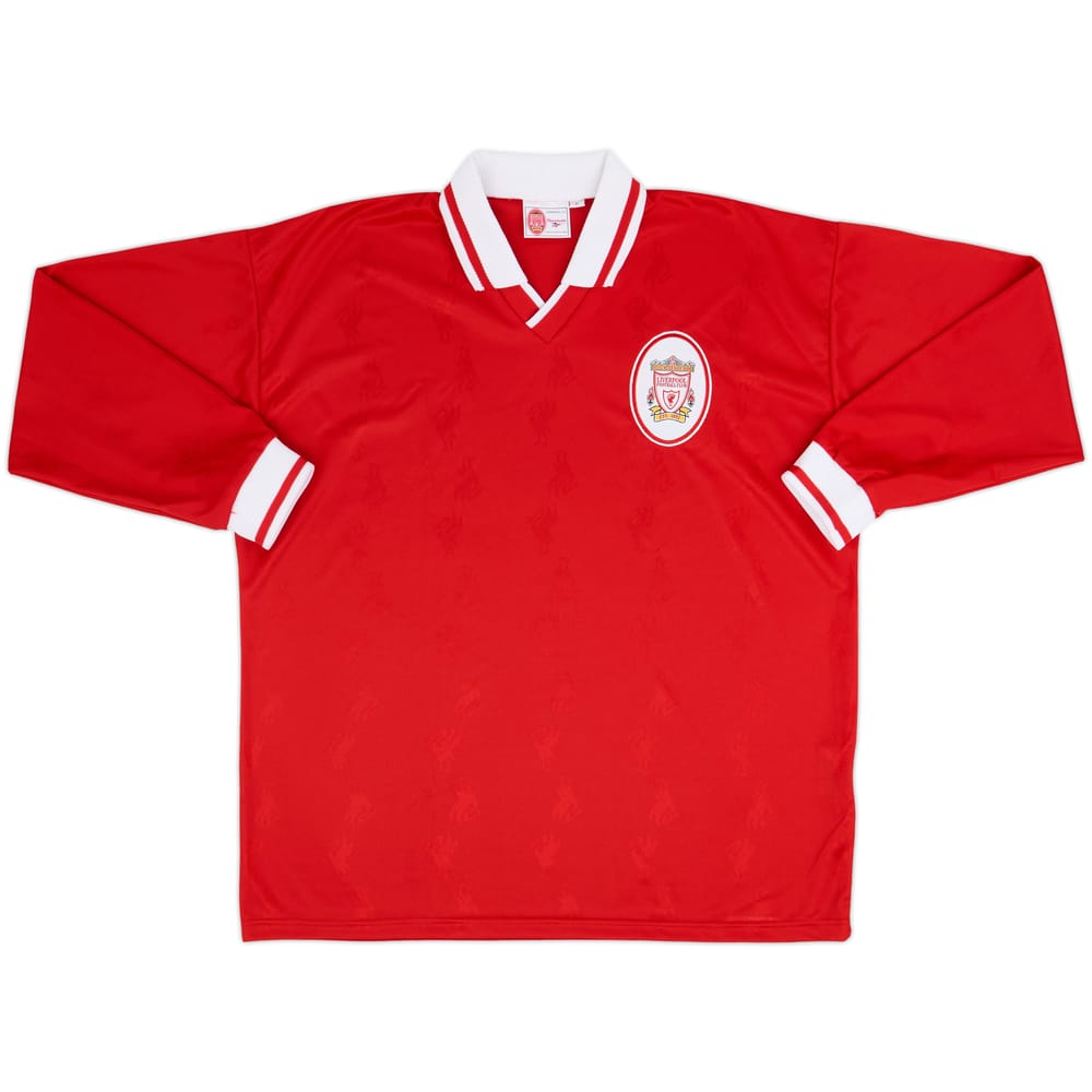 1996-98 Liverpool Prototype Player Issue Home L/S Shirt - 10/10 - (XL)