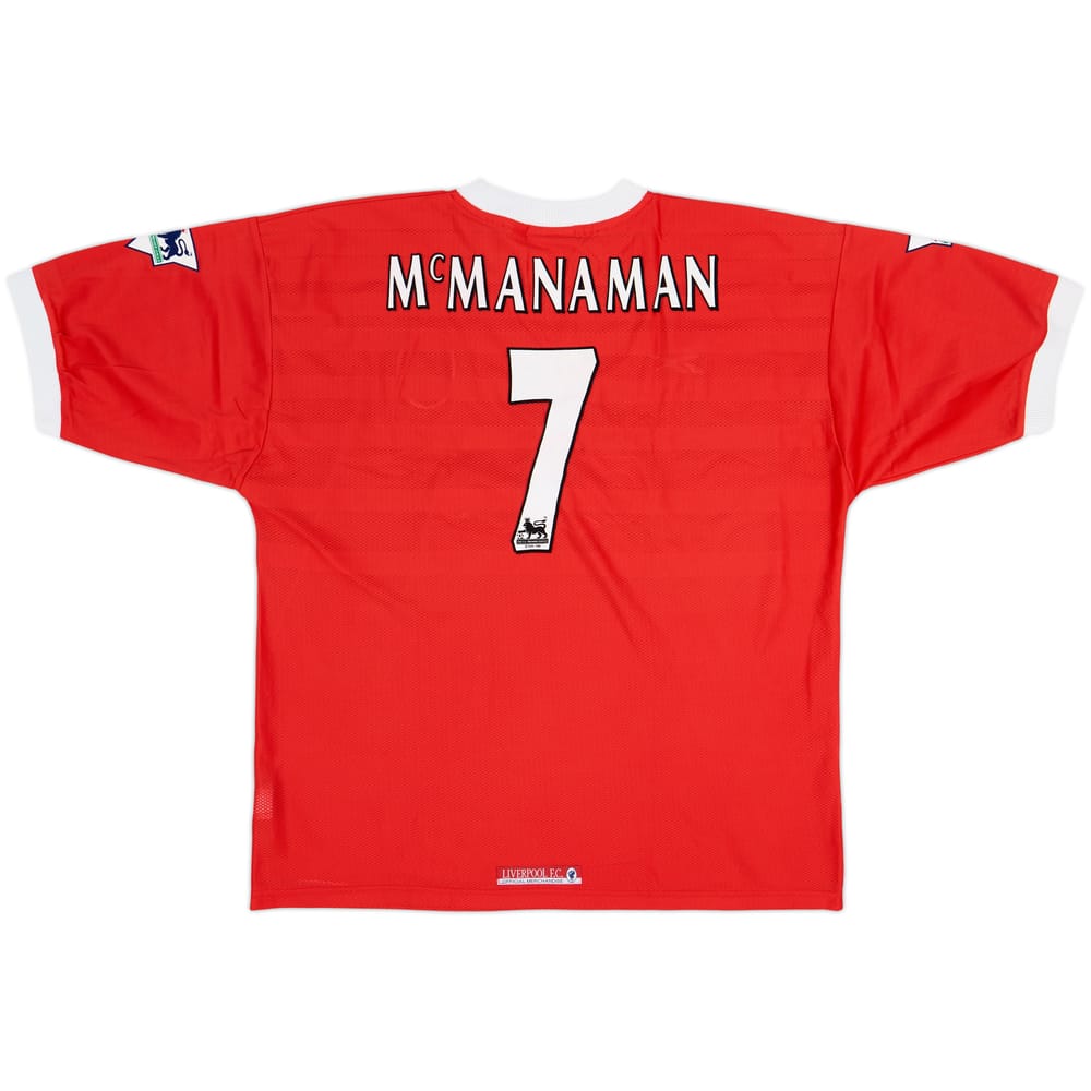 1998-00 Liverpool Home Shirt McManaman #7 - 10/10 - (XL)