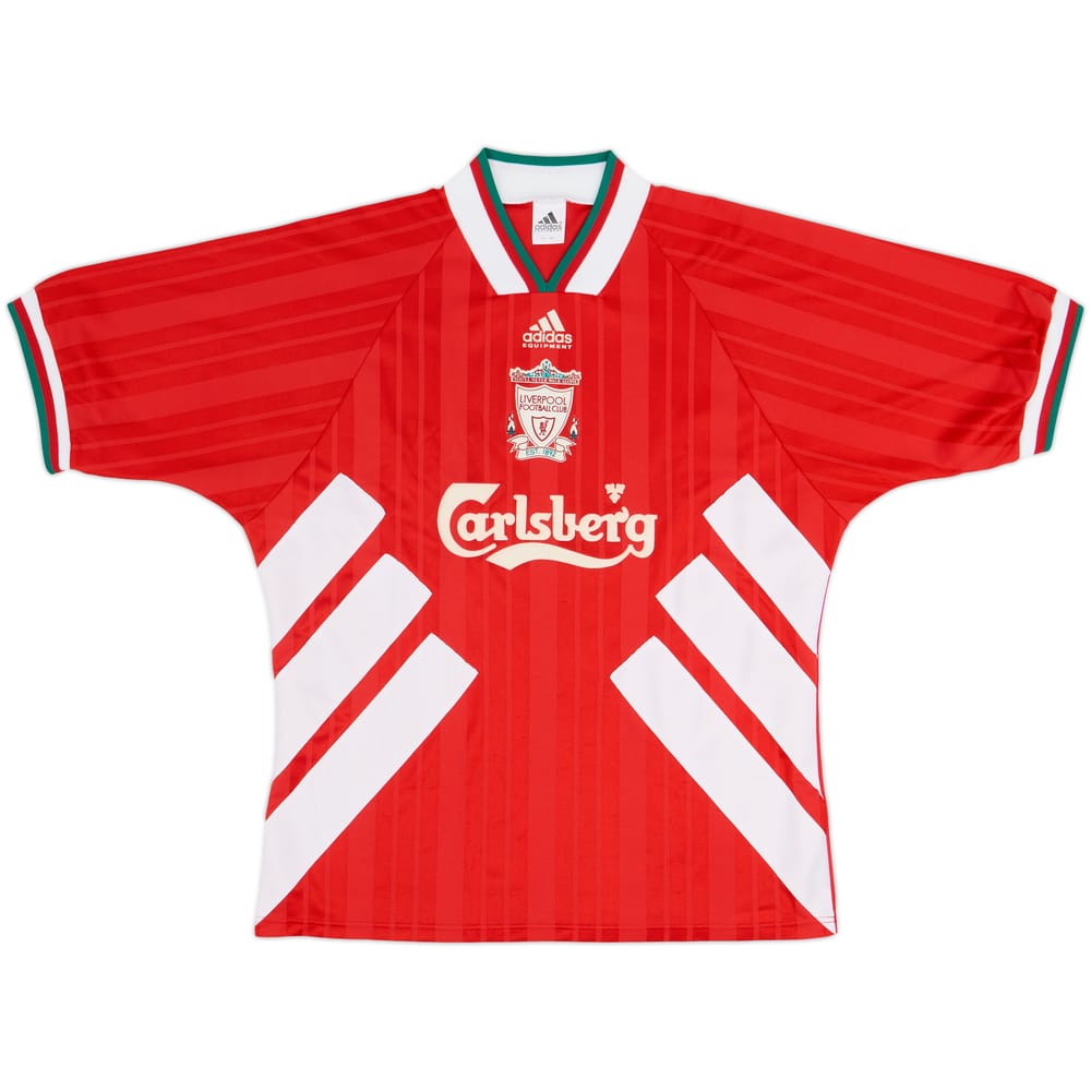 1993-95 Liverpool Home Shirt - 8/10 - (L/XL)