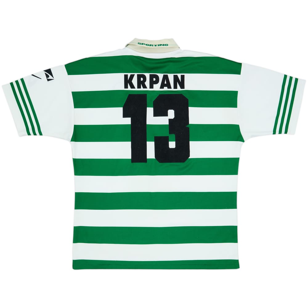 Camiseta de local del Sporting CP 1996-98 Krpan #13 - 6/10 - (XL)