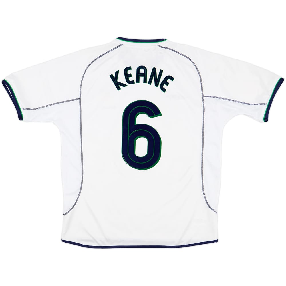2001-02 Ireland Away Shirt Keane #6 - 7/10 - (XL)