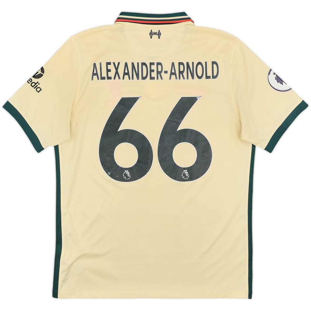 2021-22 Liverpool Away Shirt Alexander-Arnold #66 - 5/10 - (L)