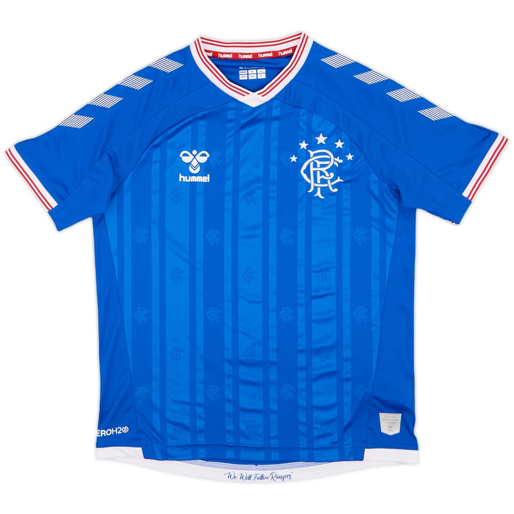 2019-20 Rangers Home Shirt - 9/10 - (XL.Boys)
