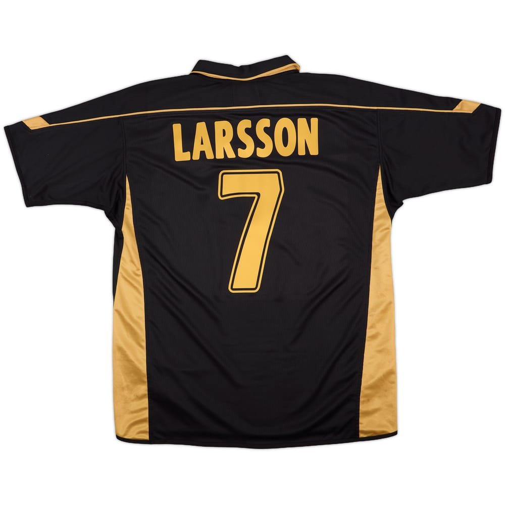 2003-04 Celtic Away Shirt Larsson #7 - 9/10 - (L)