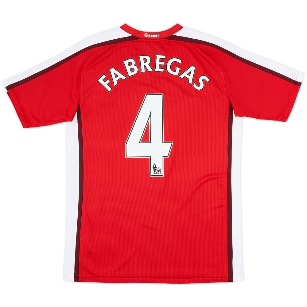 2008-10 Arsenal Home Shirt Fabregas #4 - 9/10 - (XL.Boys)