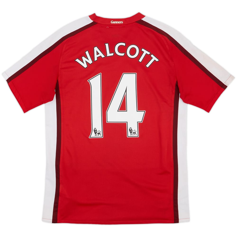2008-10 Arsenal Home Shirt Walcott #14 - 7/10 - (S)