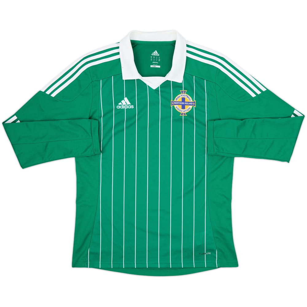 2012-13 Northern Ireland Home L/S Shirt - 8/10 - (M)