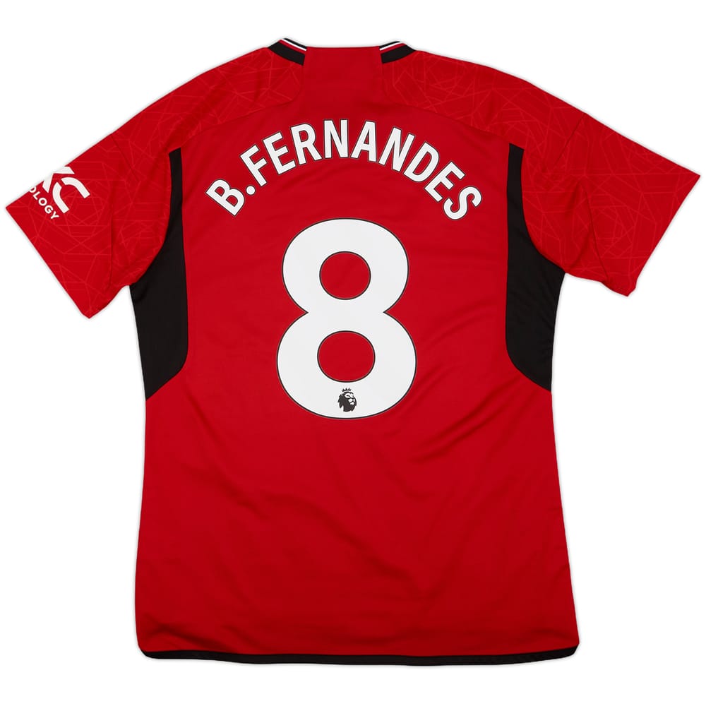 2023-24 Manchester United Home Shirt B.Fernandes #8 - 9/10 - (L)
