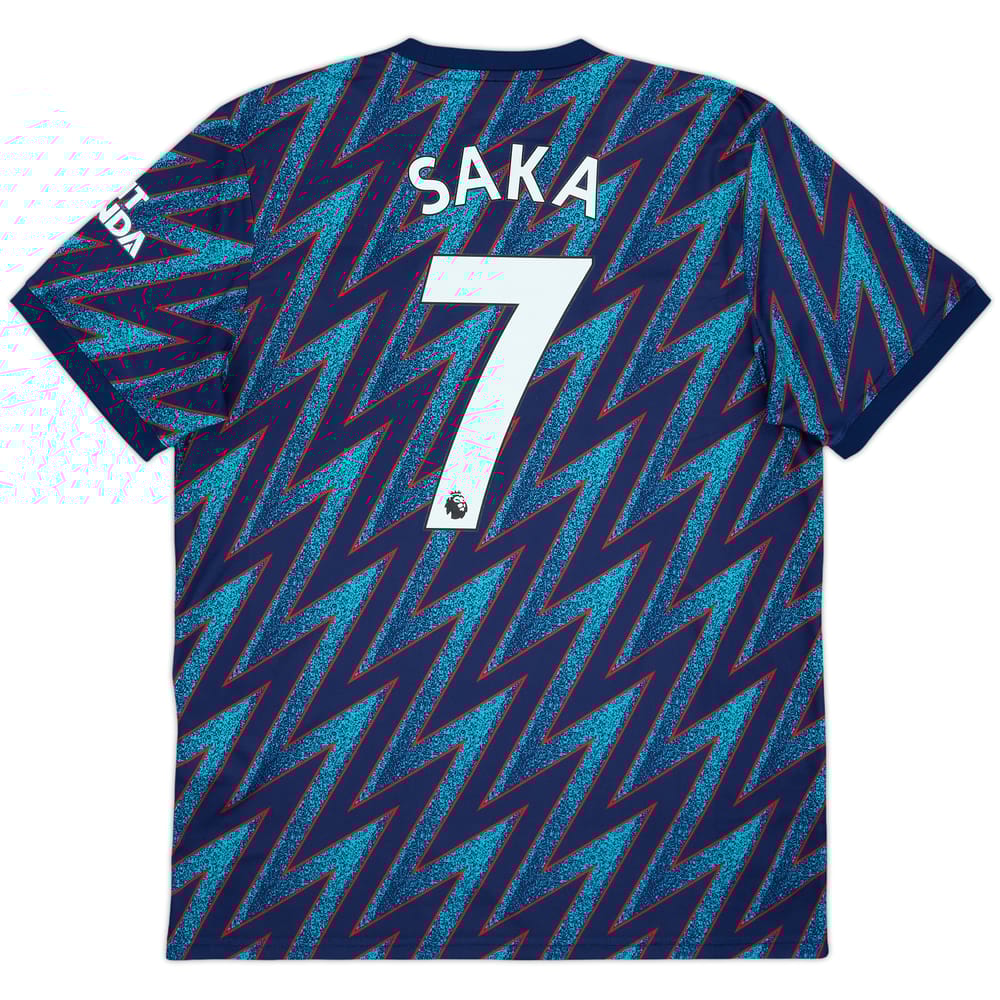 2021-22 Arsenal Third Shirt Saka #7 - 9/10 - (L)