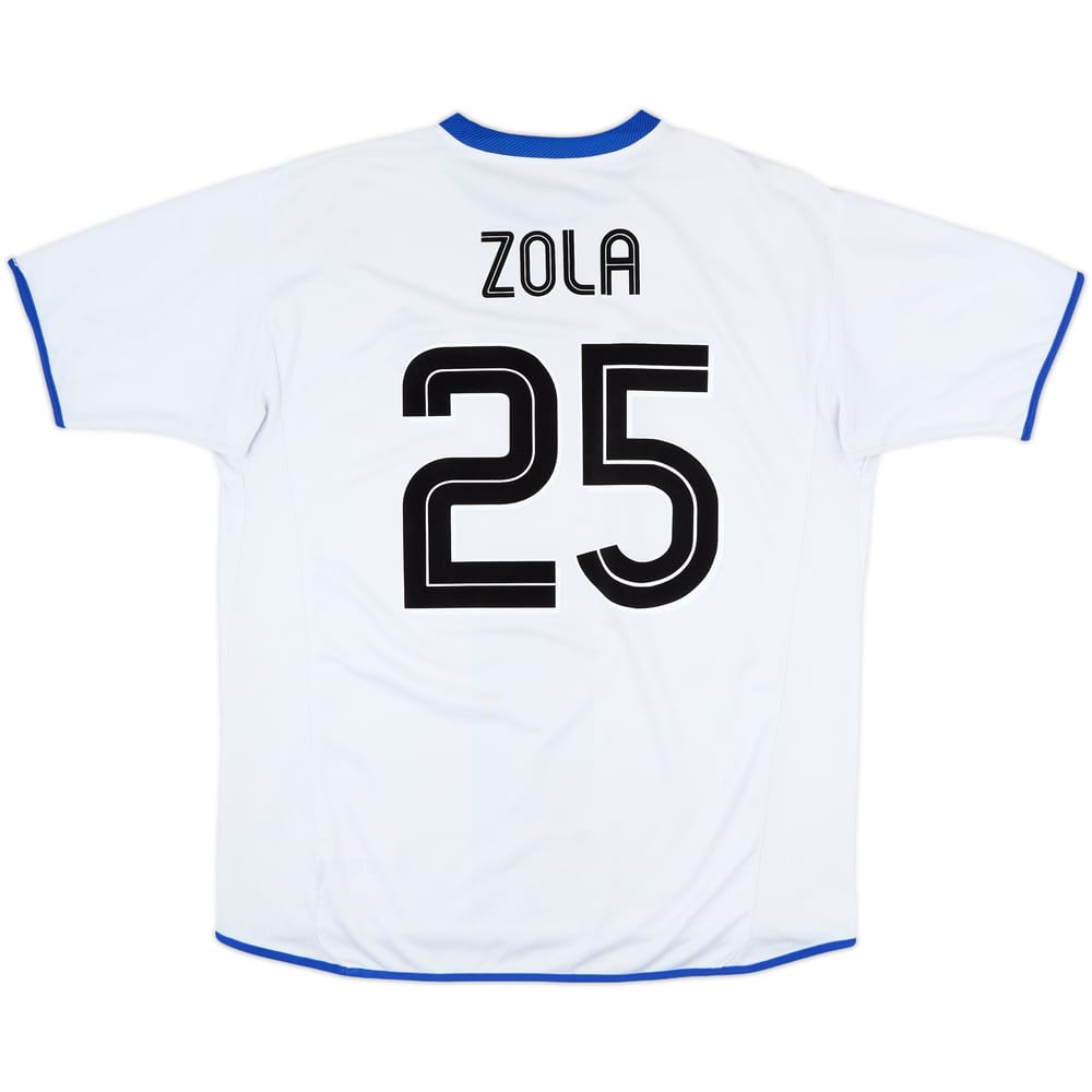 2003-05 Chelsea Away Shirt Zola #25 - 7/10 - (XL)