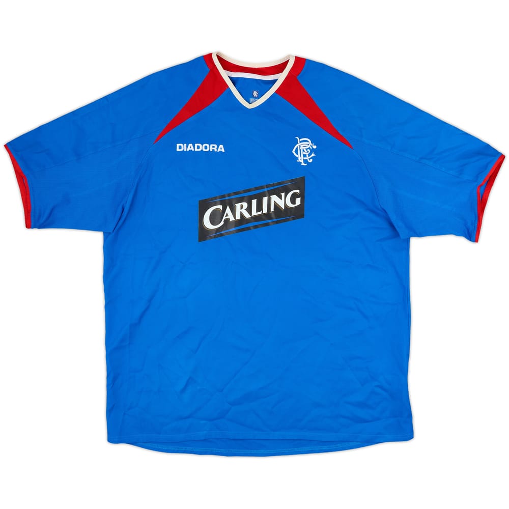 2003-05 Rangers Home Shirt - 8/10 - (XL)