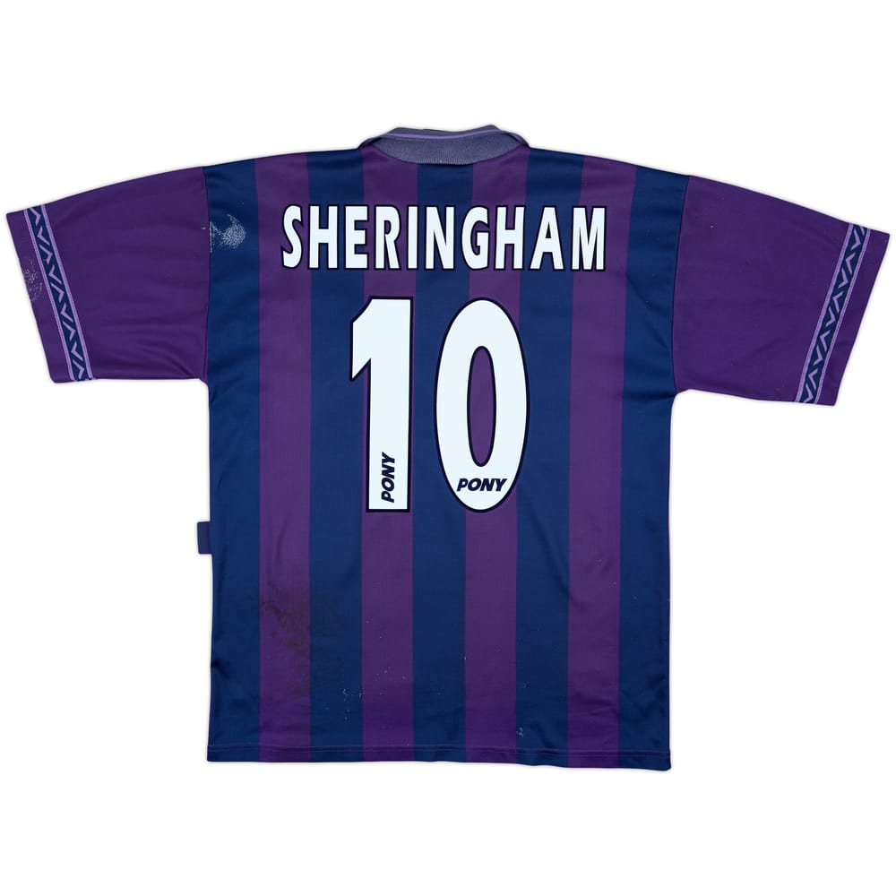 1995-97 Tottenham Away Shirt Sheringham #10 - 5/10 - (M)