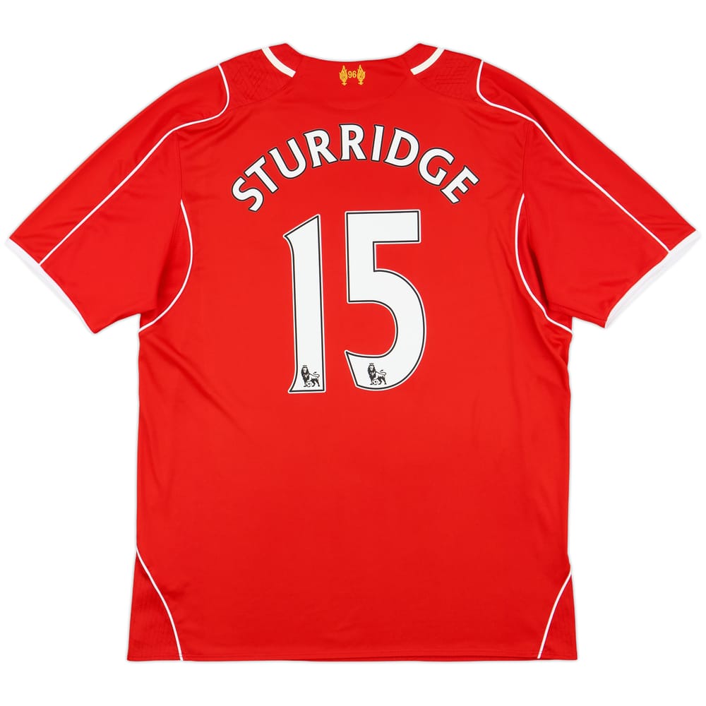 2014-15 Liverpool Home Shirt Sturridge #15 - 8/10 - (XL)