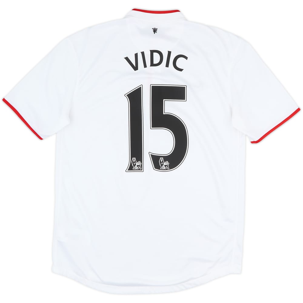 2012-14 Manchester United Away Shirt Vidic #15 - 8/10 - (M)