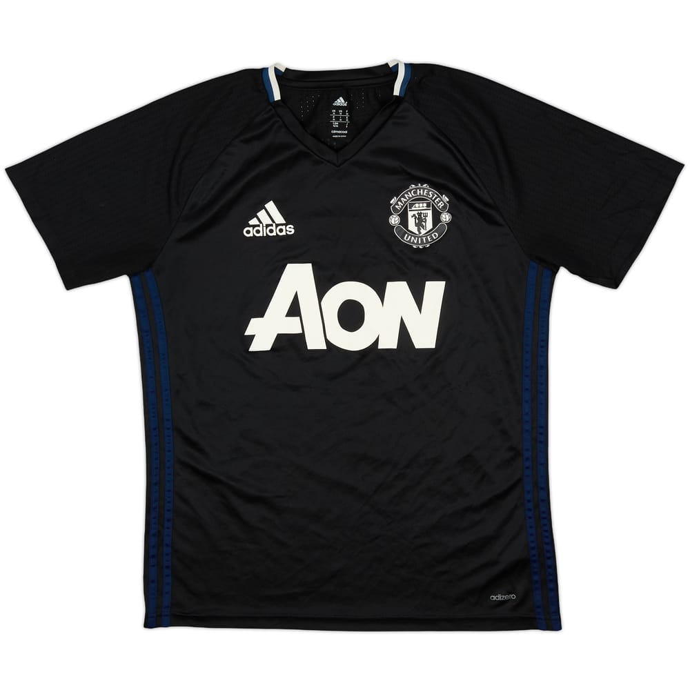 2016-17 Manchester United adizero Training Shirt - 9/10 - (M)