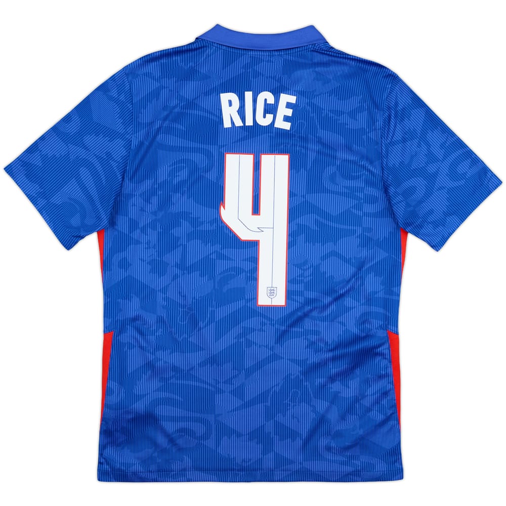 2020-21 England Away Shirt Rice #4 - 10/10 - (M)